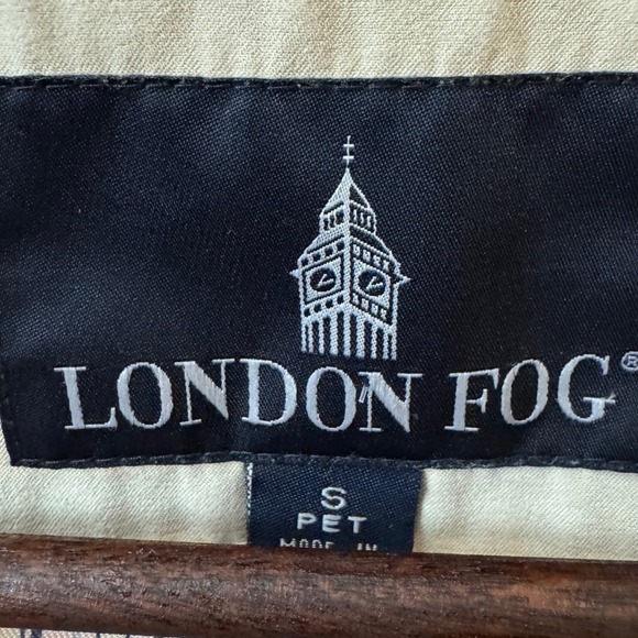 London Fog Womens Anorak Rain Coat Jacket S-P Beige Neutral Hooded Lightweight - Picture 8 of 11